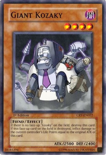 Amazon.com: Yu-Gi-Oh! - Giant Kozaky (CRV-EN022) - Cybernetic