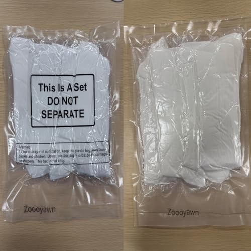 Zoooyawn 4 Pair Slouch Socks Cotton Baggy Scrunched Crew Socks Casual Slouchy Tube Neutral Aesthetic Ribbed Stacked Accessory3