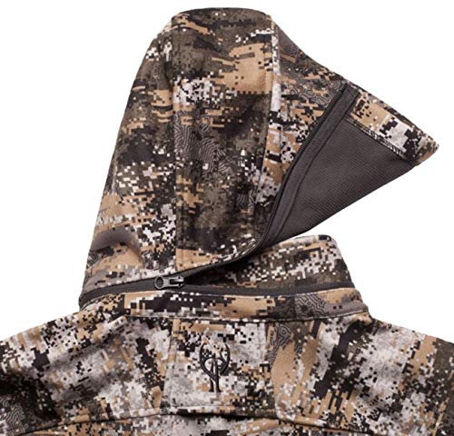 Huntworth Men’s Mid Weight Soft Shell Hunting Jacket, Disruption, Large