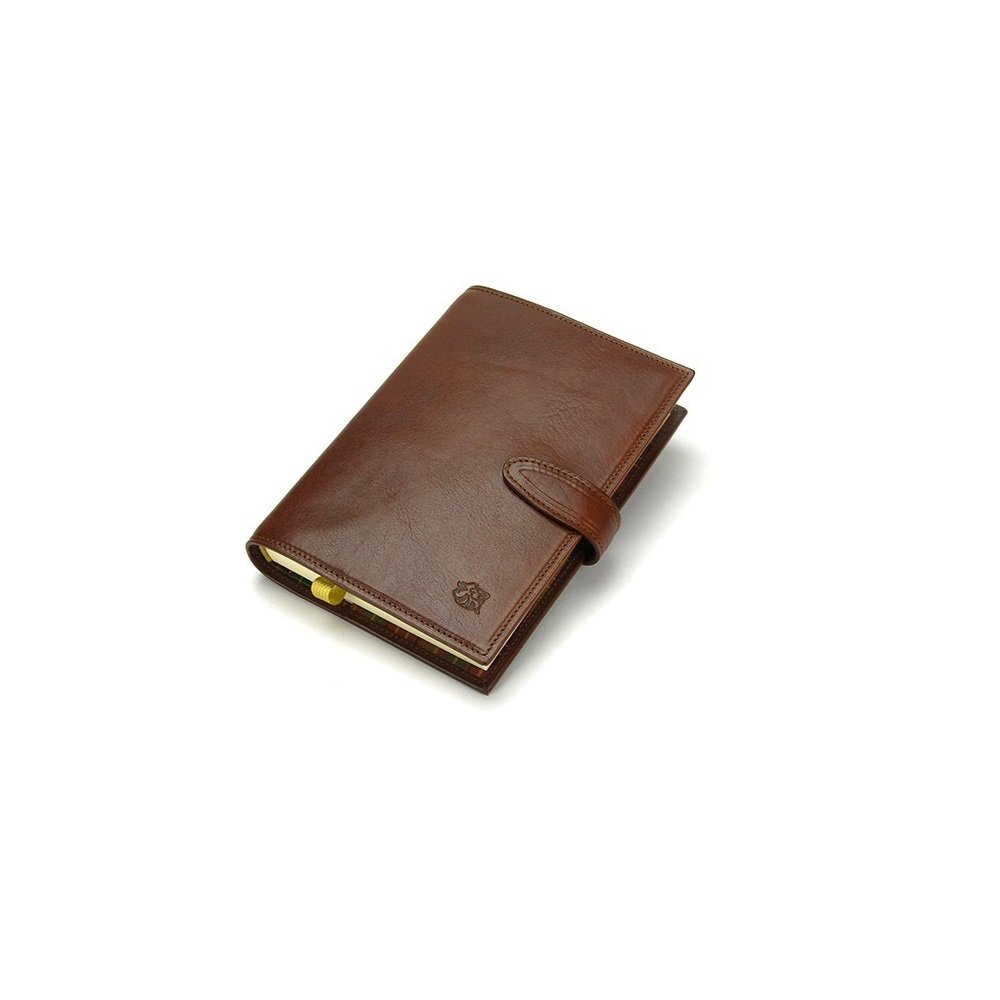 Le Arti Esclusiva Agenda GIORNALIERA in Pelle 12x16,5 cm Artigianale Nuova Made in Italy