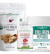 Red Maca Root Powder, Aguaje & Collagen Bundle for Women - Improve Your Wellness, Hormone Balance...