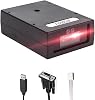 Embedded Mini USB Fixed Mount Barcode Scanner Scan Engine, CMOS 2D Barcode Reader Module RS232TTLUSB Barcode Scanner Module Mini-Size Module USB