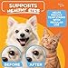 Paw Science Dog Eye Wipes - Hypoallergenic Eye & Face Wipes for Dogs, Cats, & Puppy - Pet Tear Stain Remover & Cleaner - Gently Cleans & Removes Discharge, Crust, & Gunk (Coconut)