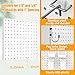 FZK Peg Board, 82PCS Metal Pegboard Wall Organizer Kit. Heavy Duty Pegboard, Peg Boards, Pegboard for Walls, White Pegboard for Garage Craft Room Workbench Office Kitchen Tool Organization, 36 * 24