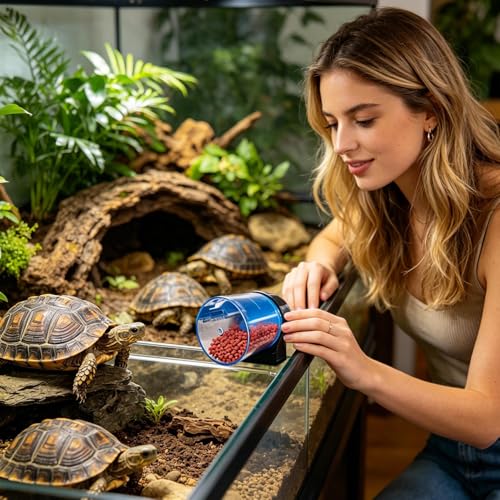 Mangeoire automatique pour aquarium et tortue Betta à double compartiment - 3