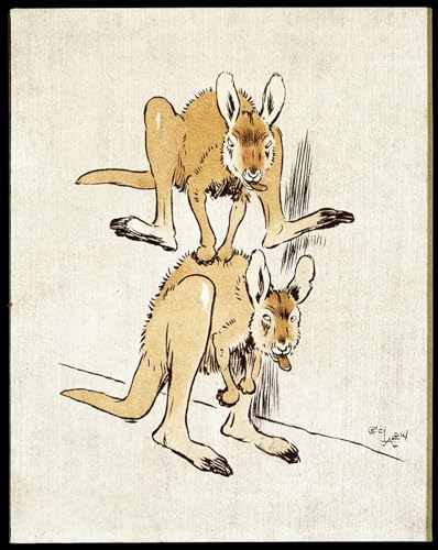 Tableaux Peinture sur Toile Kangourous : Créez une Ambiance Chaleureuse 60x90cm