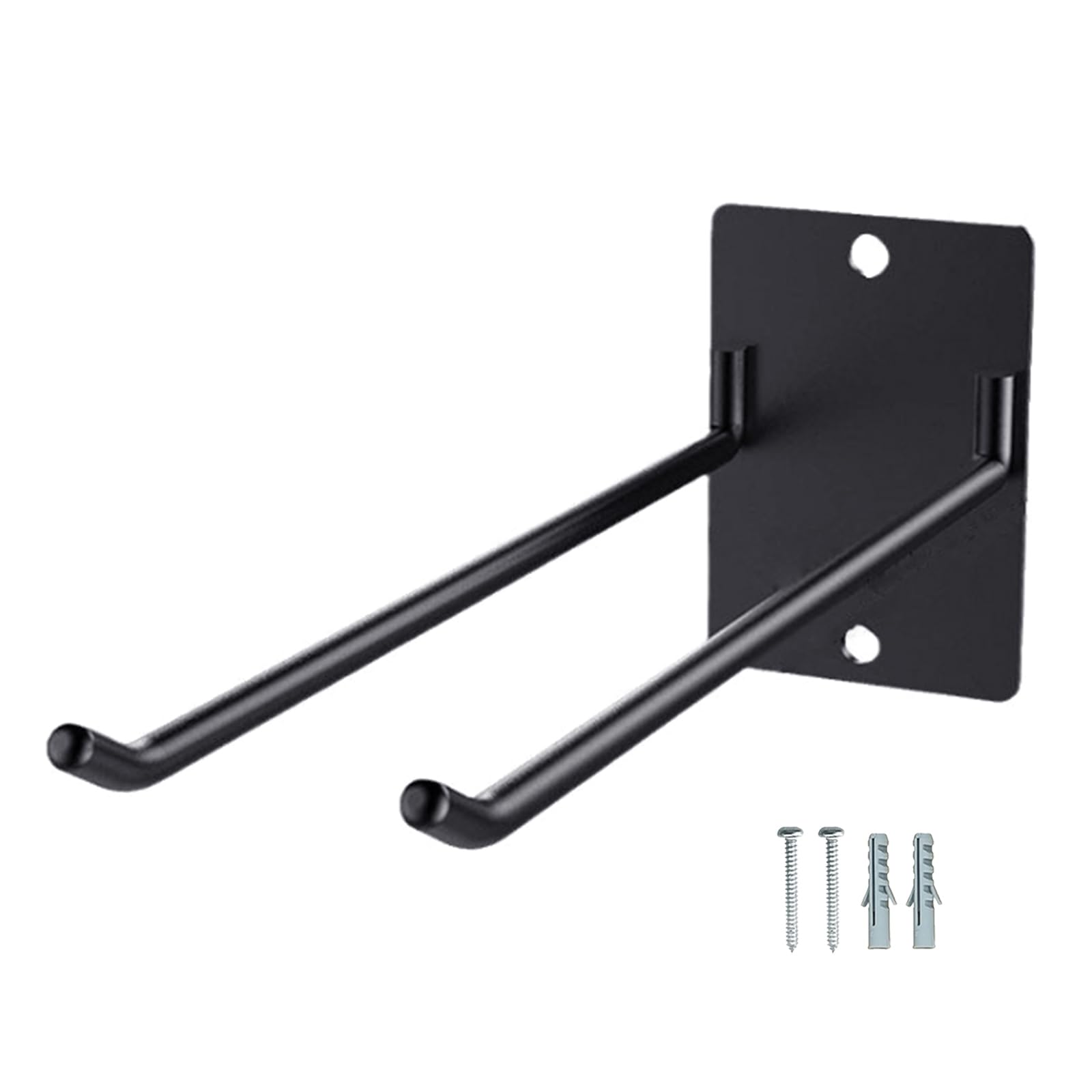 HDOYTXXM Space Saving Metal Wall Hook Rack for Garden Tools Rustproof Industrial Styles Garage Shovel Rakes Broom Organiser Weather Resistant Tool Organiser
