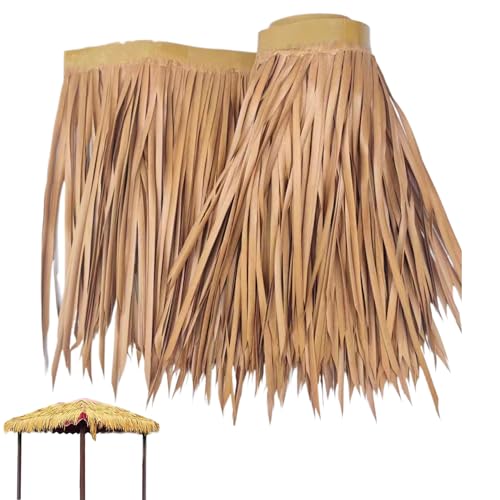 Falda de Mesa de Hierba y Techo de Paja Plegable para decoración tropical