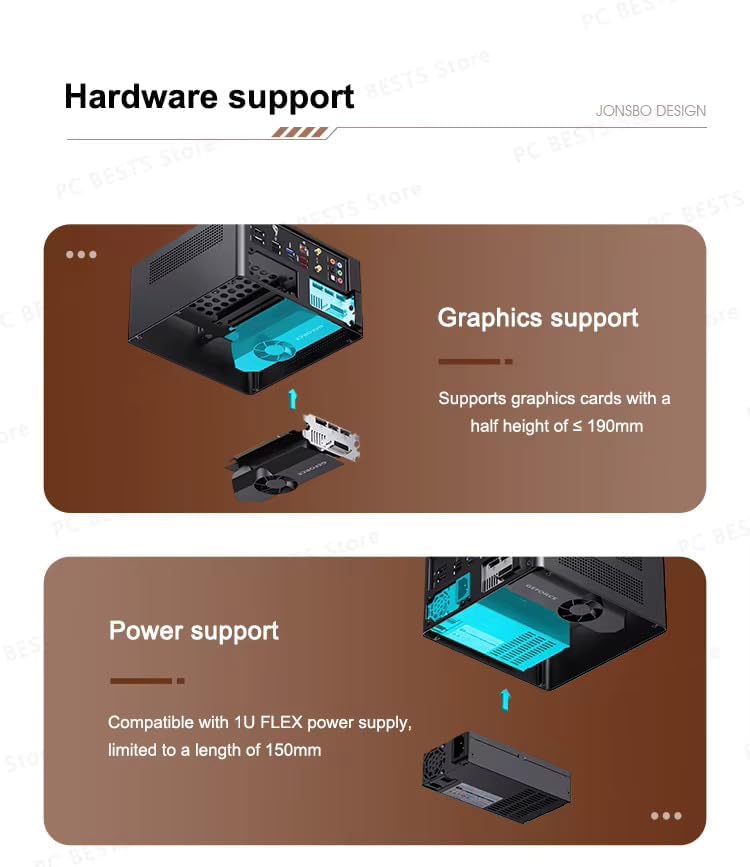 Jonsbo NV10 hardware support for graphics and power