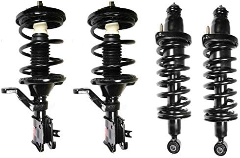 Shock Strut Assembly for 2003 Honda Civic HYBRID-Front & Rear Pair