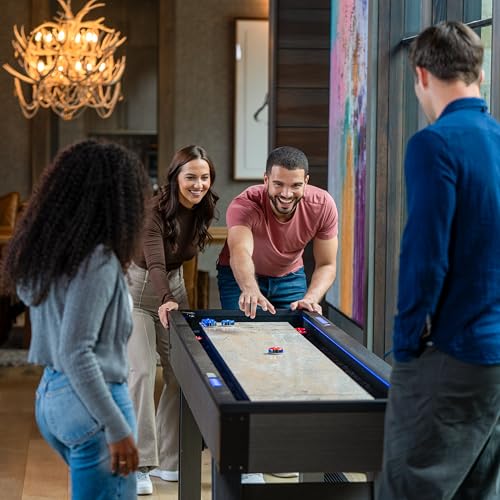 Atomic 9\' Azure LED Shuffleboard Table