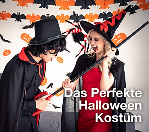 Halloween vampier kostuum cape - rood & zwart - cape met capuchon voor kinderen & volwassenen - dames & heren - Image 6