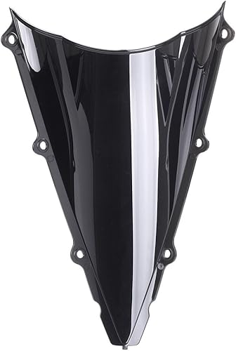 Miniatura 6 de FSFY - Protector de parabrisas para motocicleta, deflector de alerón, doble burbuja, ajuste para Yamaha YZF R1 2002 2003