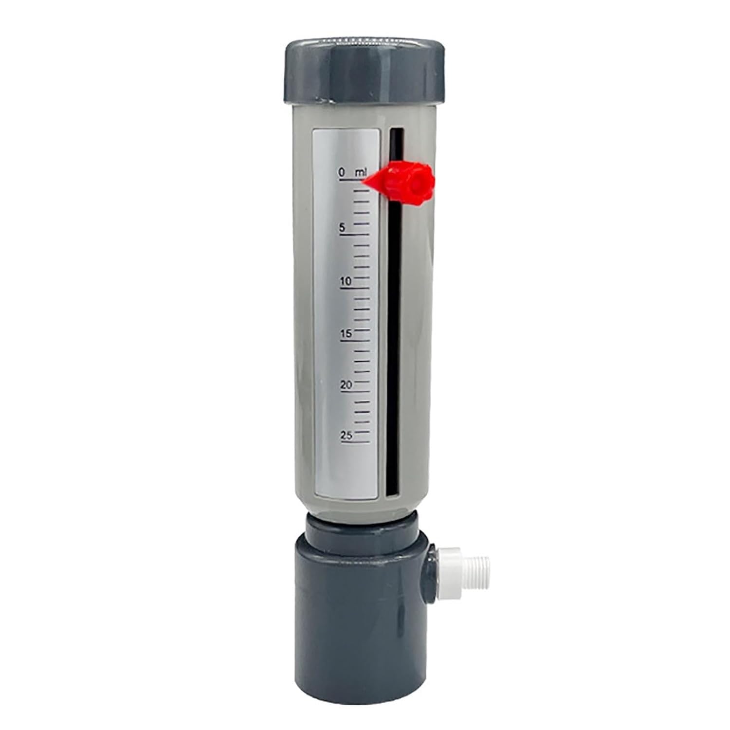 0-25 Ml Flaschenaufsatz-Dosierer, Hülsen-Flaschenaufsatz-Dosierer Mit 2000 Ml Glasflasche, Einstellbare Skala, Für Effizientes Und Sicheres Pipettieren Von Säuren, Basen Und Reagenzien
