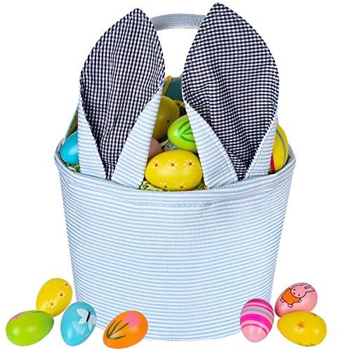 FORMIZON Bolsa de Conejo de Pascua, Bolsas de Regalo con huevos de Pascua Gran Capacidad Adecuada...