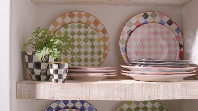 【タイムセール】MACKENZIE-CHILDS セラミックトレイ、装飾、食器 Amazon.com | MACKENZIE-CHILDS Enamel Serving Platter
