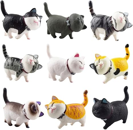 mini cat figures