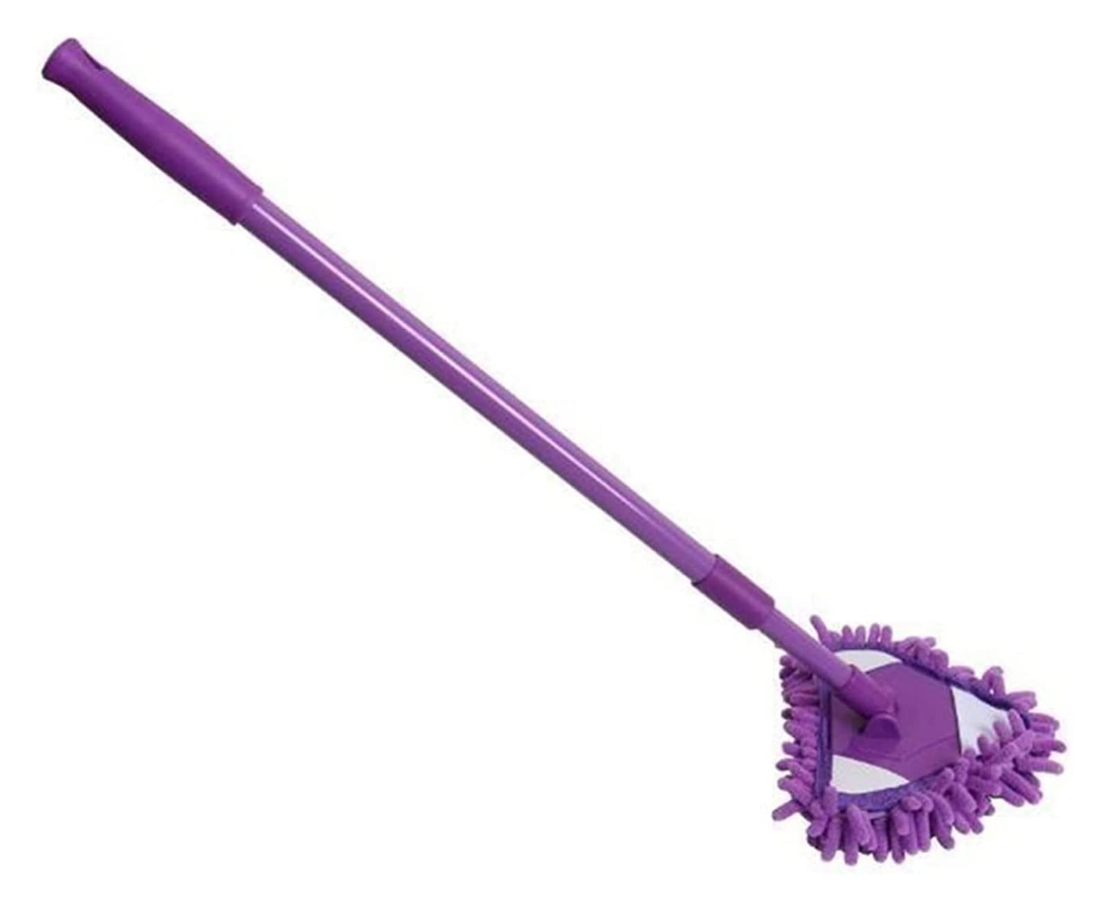 Wet and dry mop Creative Mini Microfiber Mop Movable 360(Purple)