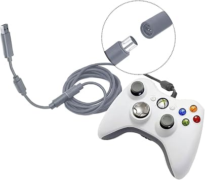 2pcs XBOX 360 Wired Controller Converter Cable Suitable for XBOX360 USB Cable style1