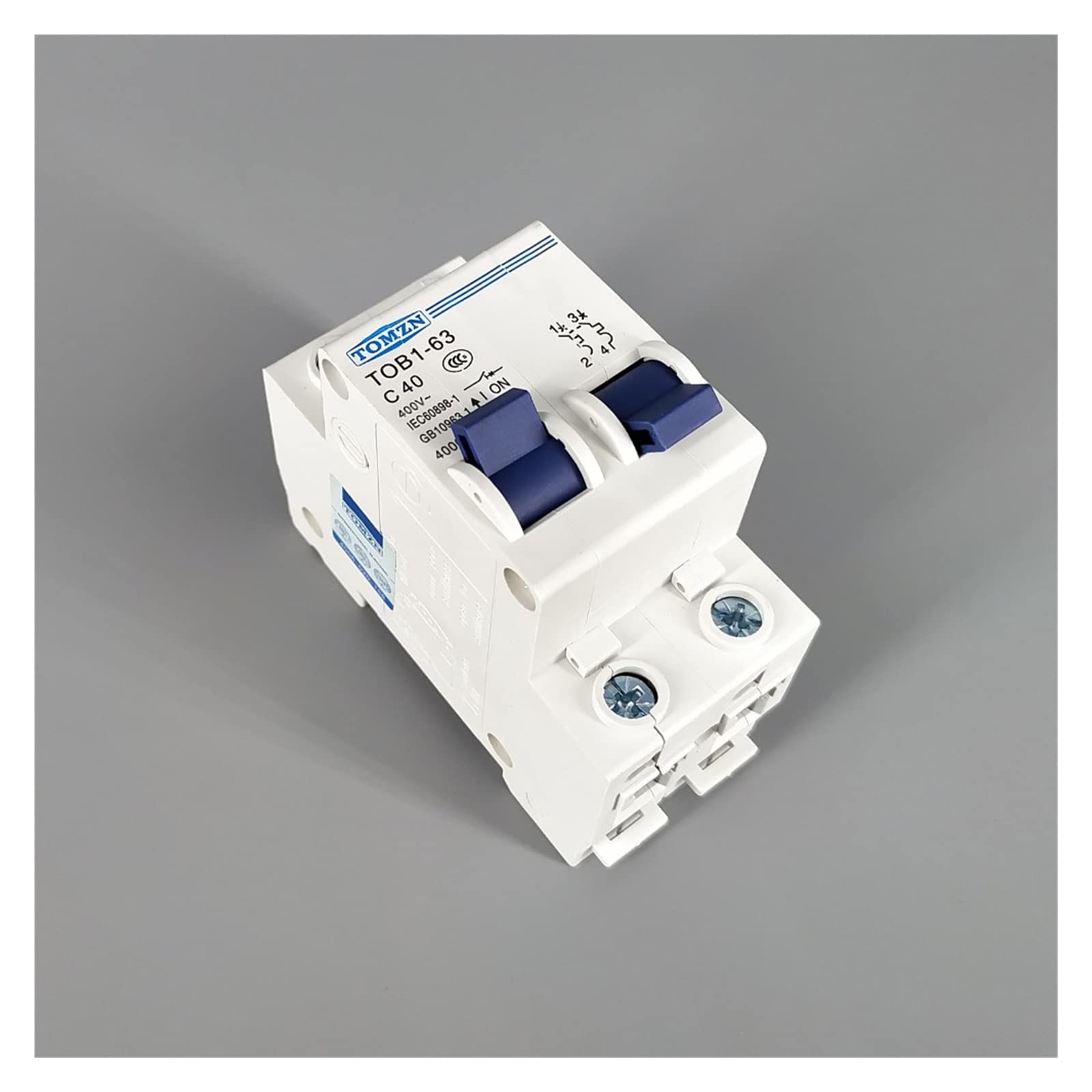 MTS disjoncteur de commutateur de transfert manuel 1P 40A pour inverseur de source rail DIN