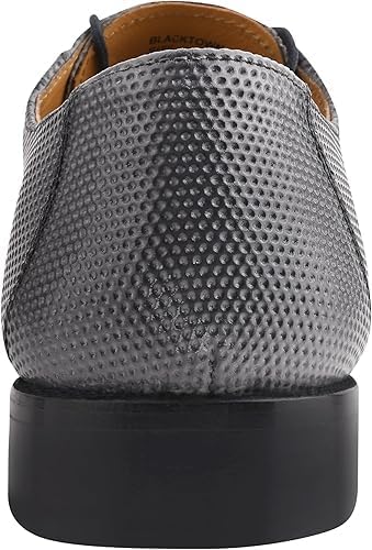 LIBERTYZENO Mens Genuine Leather Classic Tread Design Lace Up Oxford Dress Shoes for Christmas - Image 6