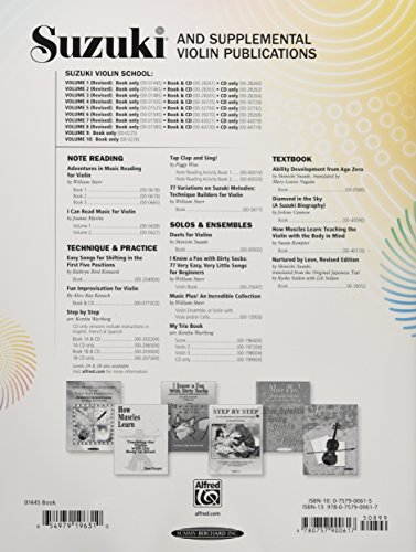 Suzuki Violin School: Violin Part, Volume 1