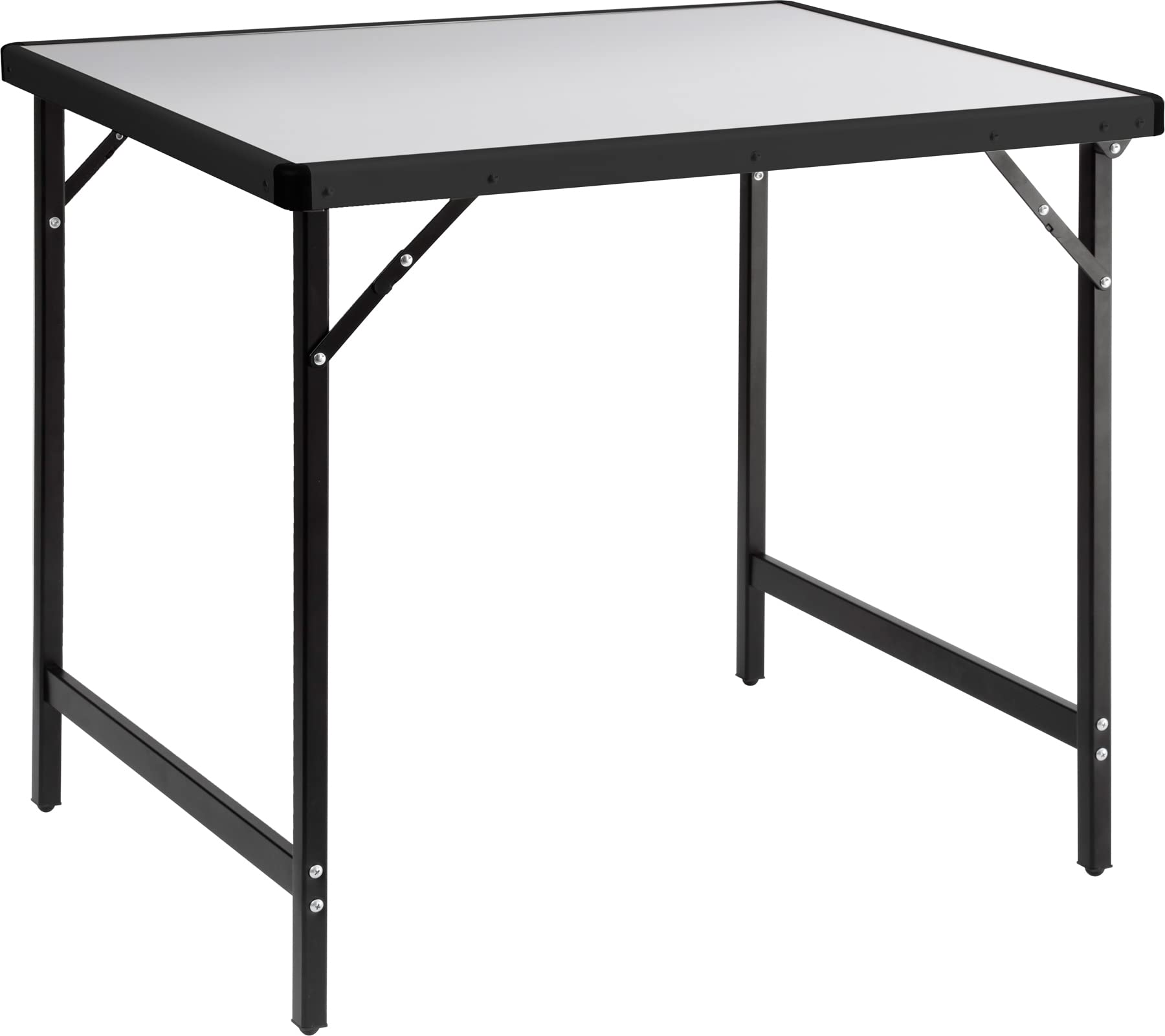 BRUNNER 0406101N Torun 2, Tavolo da Esterni con Ripiano in Alluminio e Gambe Pieghevoli in Acciaio, Compatto, Facile da Trasportare, Portata Max 30 kg