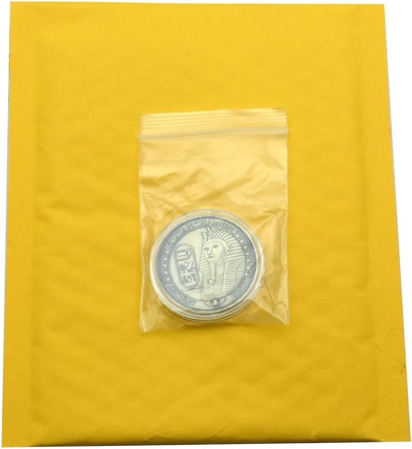 Ancient Egypt Tutankhamun Challenge Coin – Pharaoh Coin for History Lovers & Motivational Gift, 1.57-inch