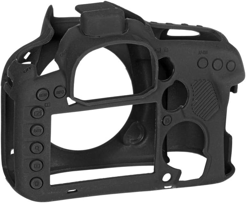 easyCover Silicone Protection Case for Canon EOS 7D Mark II Camera, Black