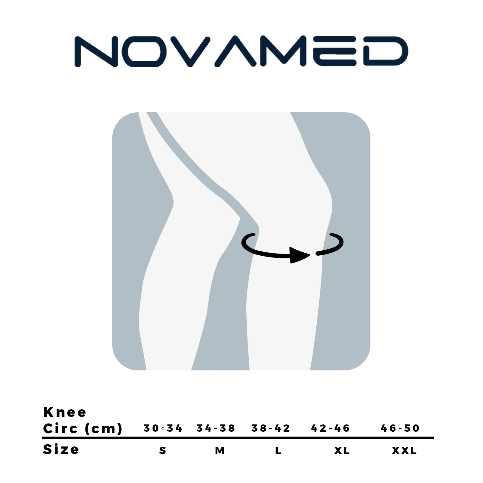 NOVAMED Knieschoner mit Bänderunterstützung (M)