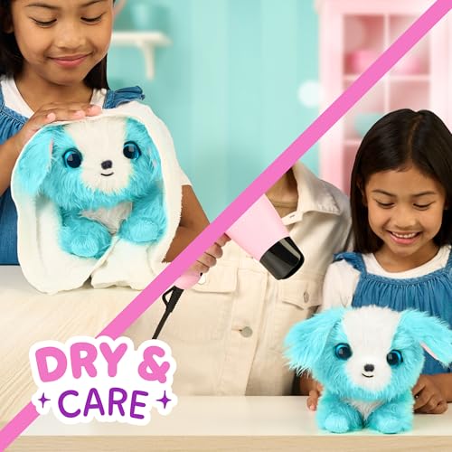 SCRUFFALUVS Blue Surprise Pet, Mystery Plush Toys, Stuffed Animals, Wash to Reveal 1 of 3 Rescue Surprise Toy Pets: Puppy, Bunny, or Kitty - Includes 8.7" Deluxe Carrier - Styles May Vary by SCRUFFALUVS - Used condition - Image 2