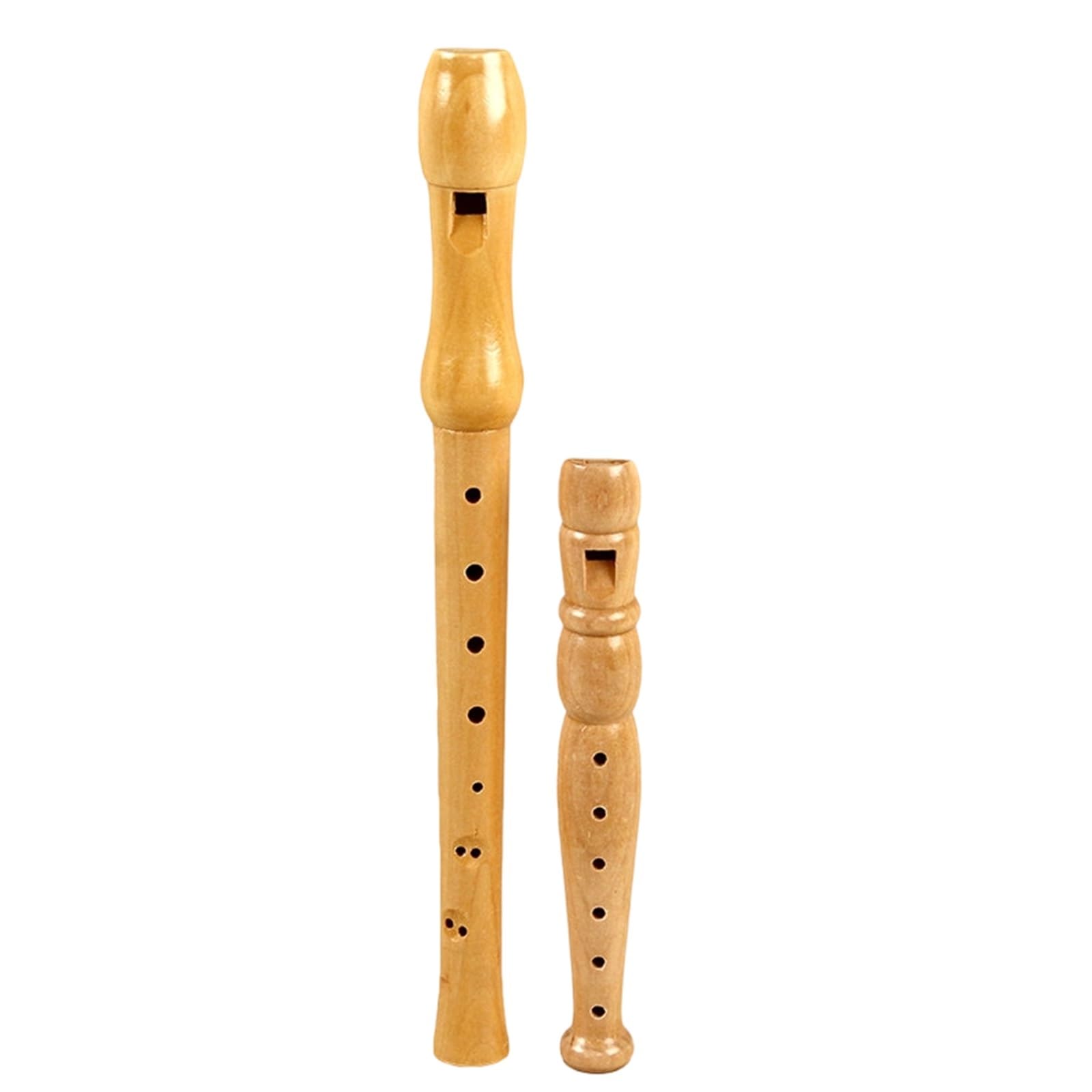 Instrumentos Tipo B De Madera De Tono Alto Aptos Para Principiantes Con 6 Agujeros Y 8 Flautas Dulces(8-hole)