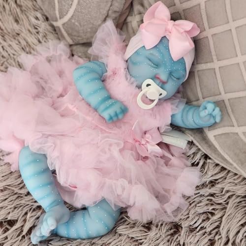 Muñeco bebe reborn silicona realista 20 pulgadas miniatura 2