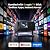 Smart Projector [Bundled with Google TV Stick & 4K Support] with WiFi and Bluetooth, Portable Mini Movie Short Throw Projector Outdoor with Built-in Apps Auto Focus for Home Theater Bedroom Ceiling