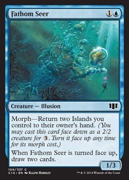 Magic the Gathering - Fathom Seer - Commander 2014