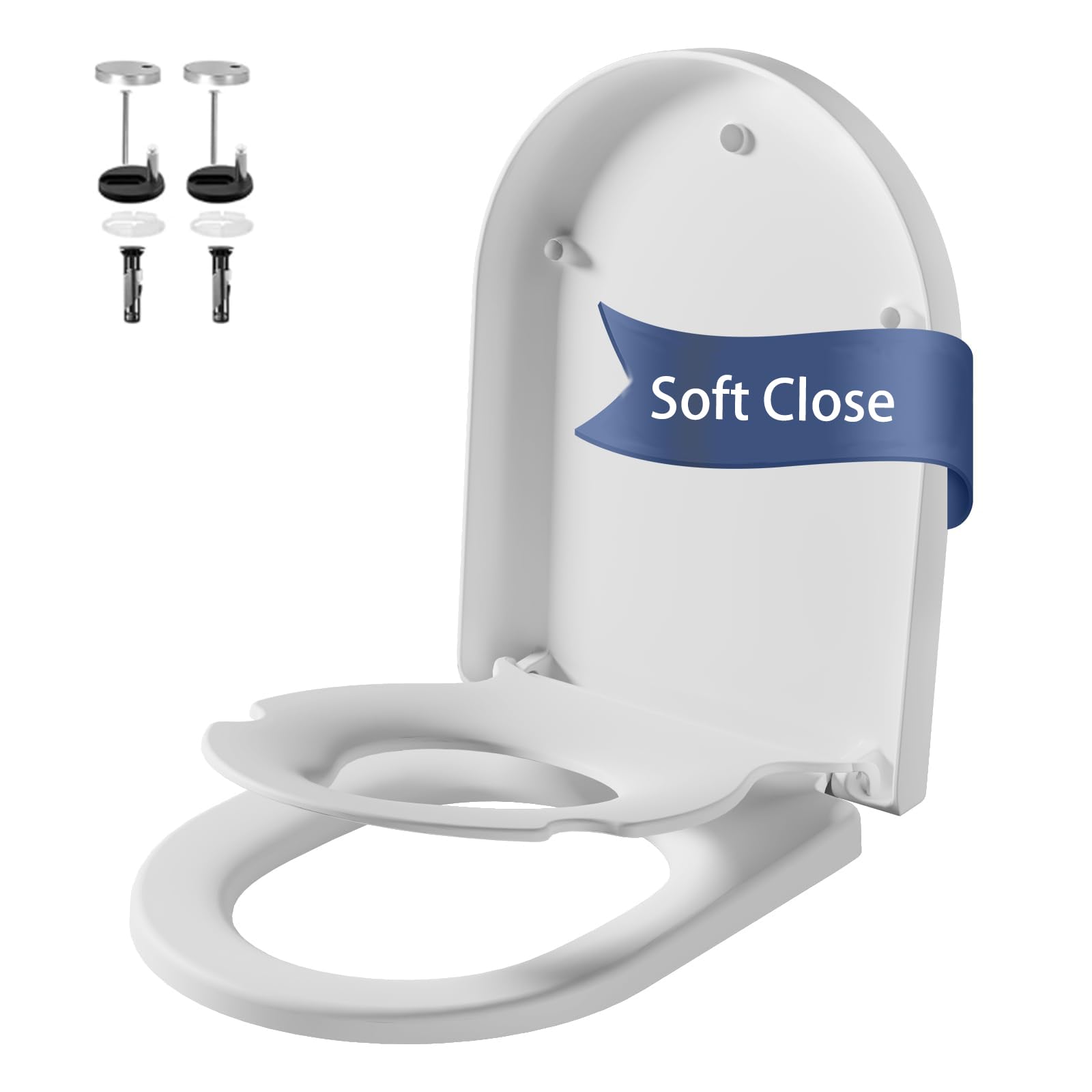 Coperchio WC Con seggiolino per bambini, Sedile WC Con abbassamento automatico, Coperchio WC con funzione di sgancio rapido, Non stacca mai il sedile WC, Facile da pulire