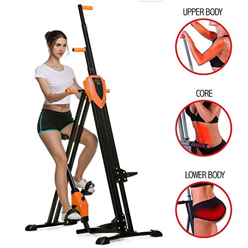 Home Stair Climber Machine, Folding Vertical Climber Cardio Exercise Machine Home Fitness Stepper