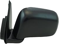 Vista 6 de Juego de 2 piezas de espejo lateral del conductor y del pasajero, ajuste eléctrico, sin calefacción, sin memoria, color negro, compatible con Honda