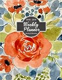 2018-2019 Weekly Planner: 2019 8.5" x 11" Monthly Daily Planner Calendar Schedule Organizer Journal Flora Bird Nature Theme 17 Month