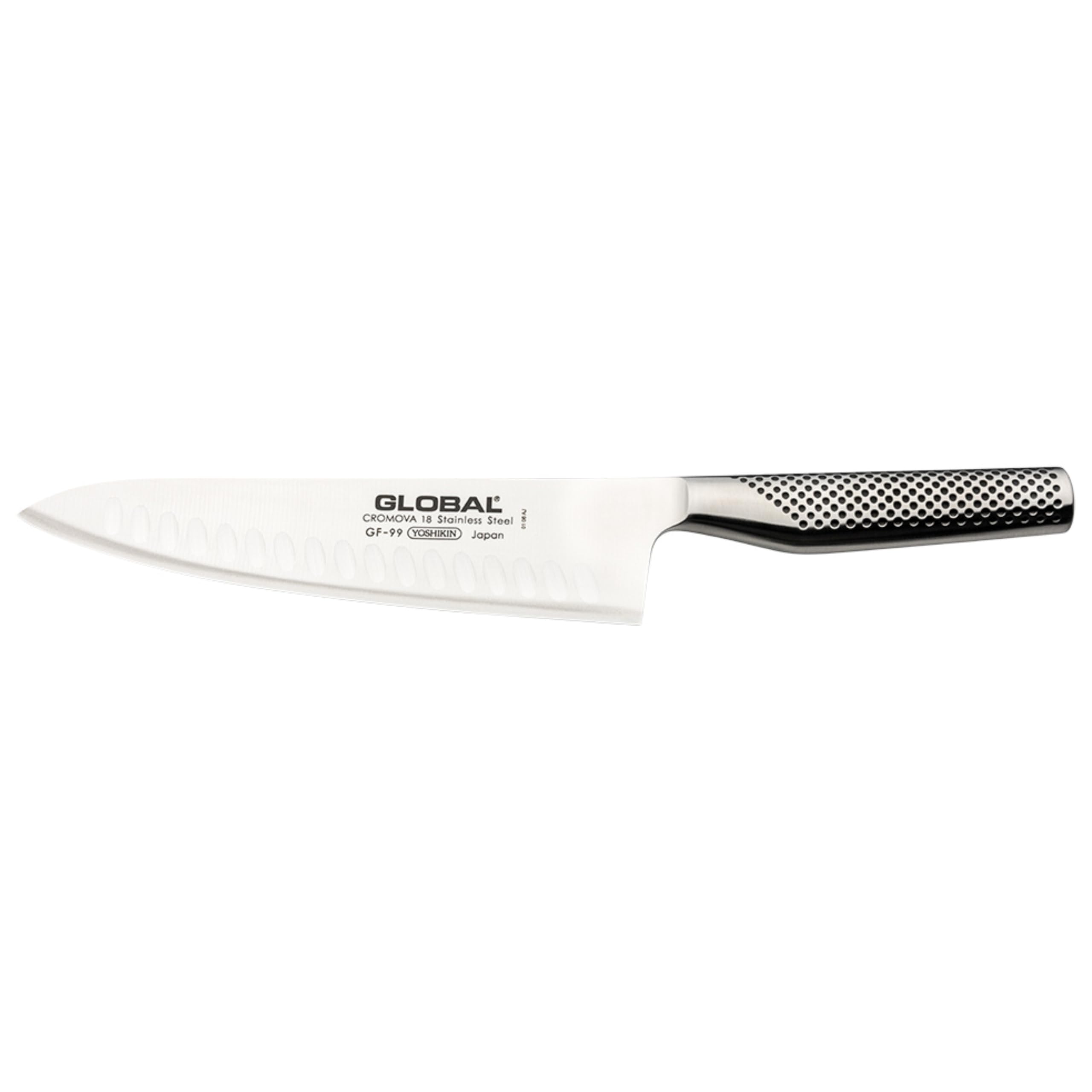 Global Model X Chef's Knife - Made in Japan, 8" Hollow Edge