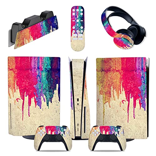 �ی� PS5�{�� �f�B�X�N�Ł��f�W�^���ŗp �X�e�b�J�[ �r�j�[���f�J�[�� �J�o�[ Ps5�{�� �R���g���[���[���[�d�X�^���h���w�b�h�Z�b�g�����f�B�A �����[�g�p 31031 �C�A�Ȃ��A�c�����Ȃ�(Disc Version)