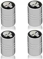 Kit Automotivo com 4 Tampas Para Bico Válvula De Pneu Caveira