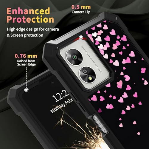 Coque Boost Celero 5G SC 2024 rose avec verre trempé écran - 4