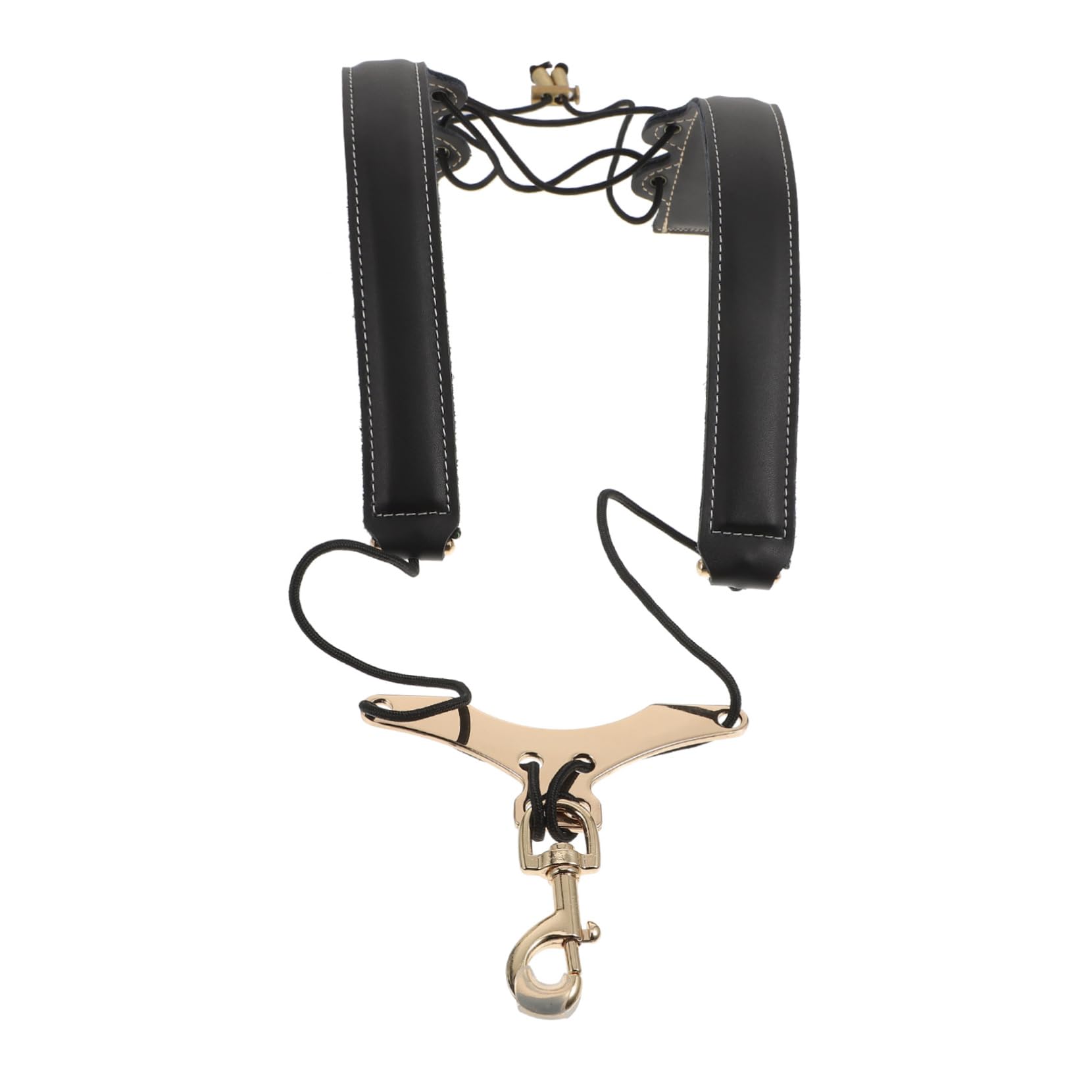 Arnés para Saxofón de Hombro Profesional Negro