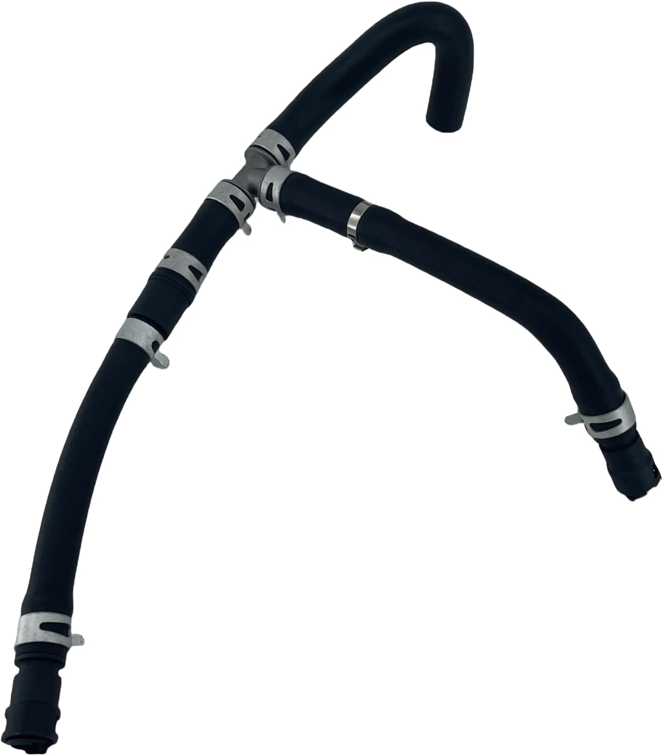 Engine Heater Hose Assembly HVAC Heater Water Pipe Compatible with Ford Expedition 2007-2010 Compatible with Lincoln Navigator 2007-2010 Replaces 8L1Z18472A 8L1Z-18472-A KH-509 626-540 Rubber Black