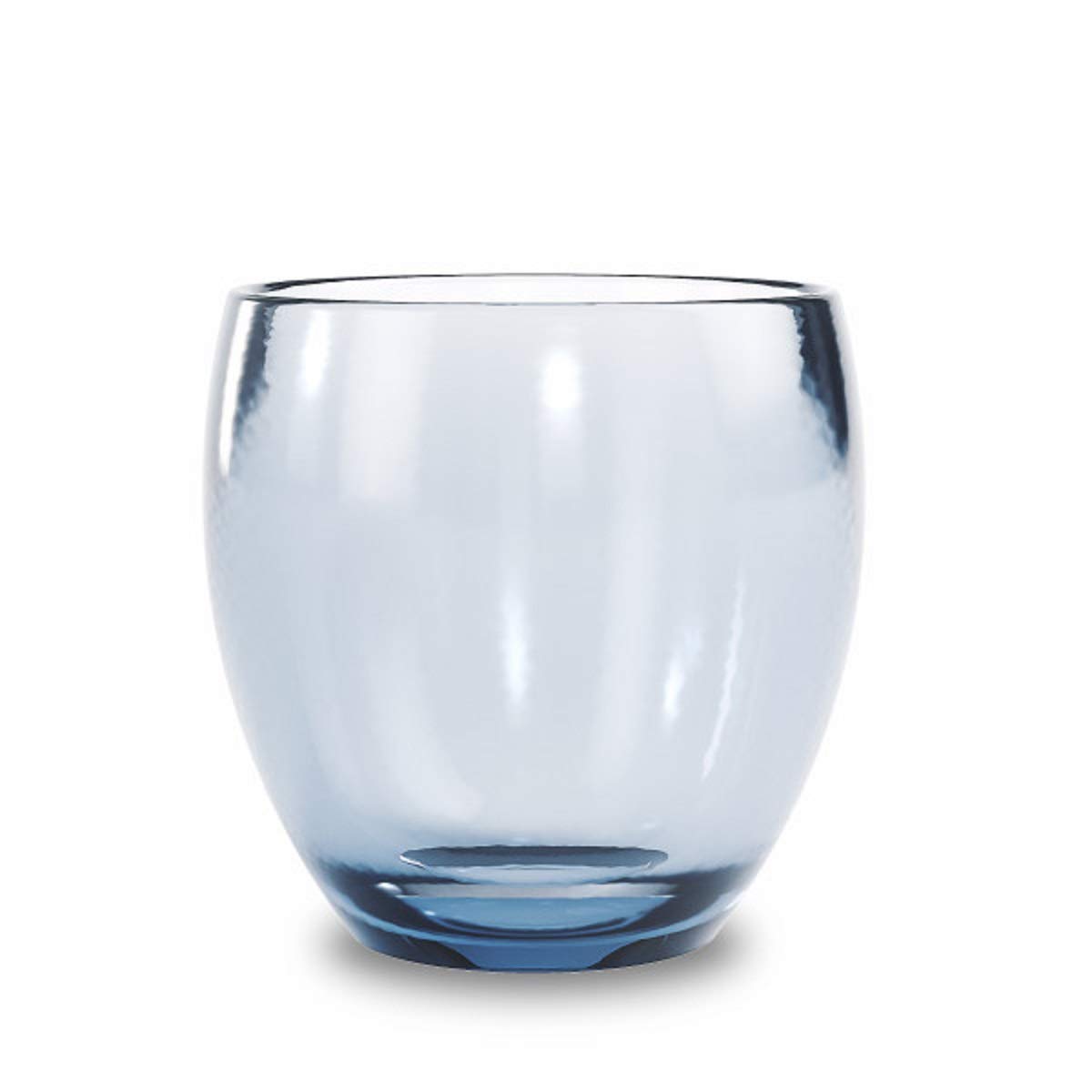 Gobelet brosse à dents acrylique Umbra Droplet bleu denim au fini transparent haut de gamme
