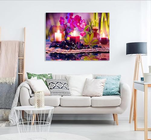 Art mural spa décor poster zen pour décoration intérieure moderne tableau de méditation 70x100 - 2