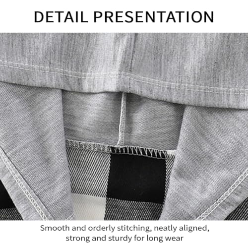 Toddler Kids Boys Girls Flannel Hooded Plaid Shirt Buffalo Plaid Shirts Button Down Jacket Top Outfit Fall Winter Clothes4