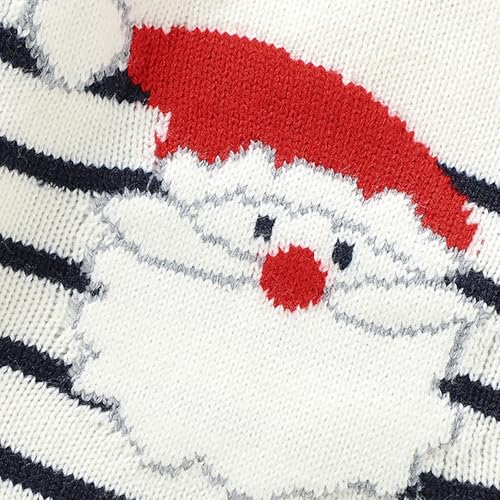 Toddler Kids Xmas Santa Knitted Sweaters Cute Crew Neck Christmas Knit Pullover Boys Girls New Year's Knitwear4