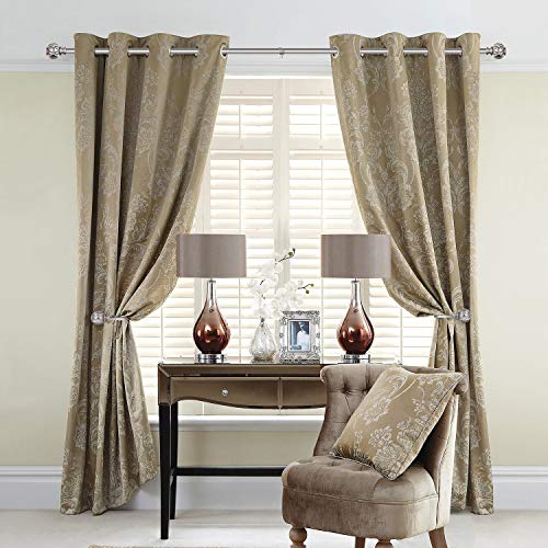 Kamanina Decorative Curtain Drapery Holdbacks, Netted Texture Finials, Antique Silver(2 Pair/4 Pack), Small #TOP2